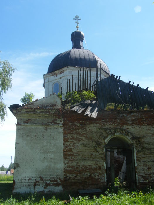 Купол церкви в Кузьминке