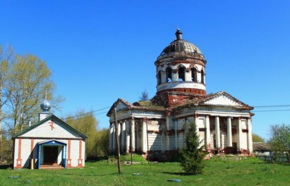 Церковь Воскресения Словущего в селе Юрьево Гагинского района Нижегородской области